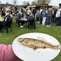 „Žiobrinių” šventės Nidoje rekordas – 100 kilogramų žuvies neliko vos per porą valandų