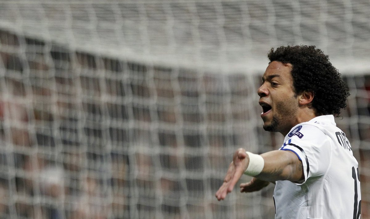 Marcelo ("Real") džiaugiasi įvarčiu