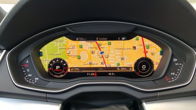 Virtualus "Audi Q5" prietaisų skydelis