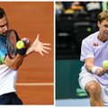 Teniso turnyro Šveicarijoje baltų mūšyje E. Gulbis įveikė R. Berankį