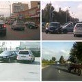 Varnas gaudančių vairuotojų manevrai keliuose