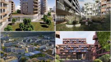 Vilniuje, Šnipiškėse – dar vienas daugiabučių kvartalas: paskelbti 4 projektų pasiūlymai