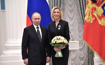 Vladimiras Putinas ir Marija Zacharova