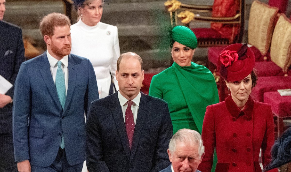 Meghan Markle, princas Harry, princas Williamas, Kate Middleton