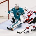 „Senators“ ledo ritulininkai nutraukė „Sharks“ ekipos pergalių seriją