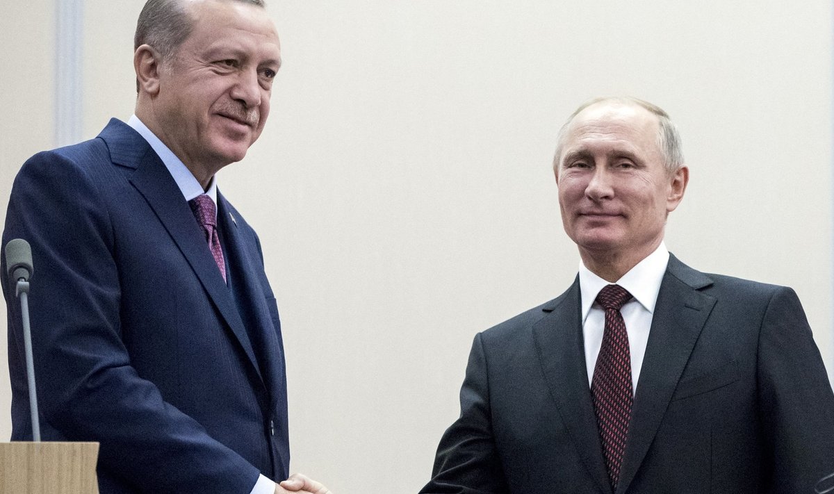 V. Putinas ir R. T. Erdoganas