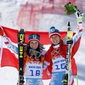 Kalnų slidinėjimo didžiausiojo slalomo rungtyje – austrių dominavimas