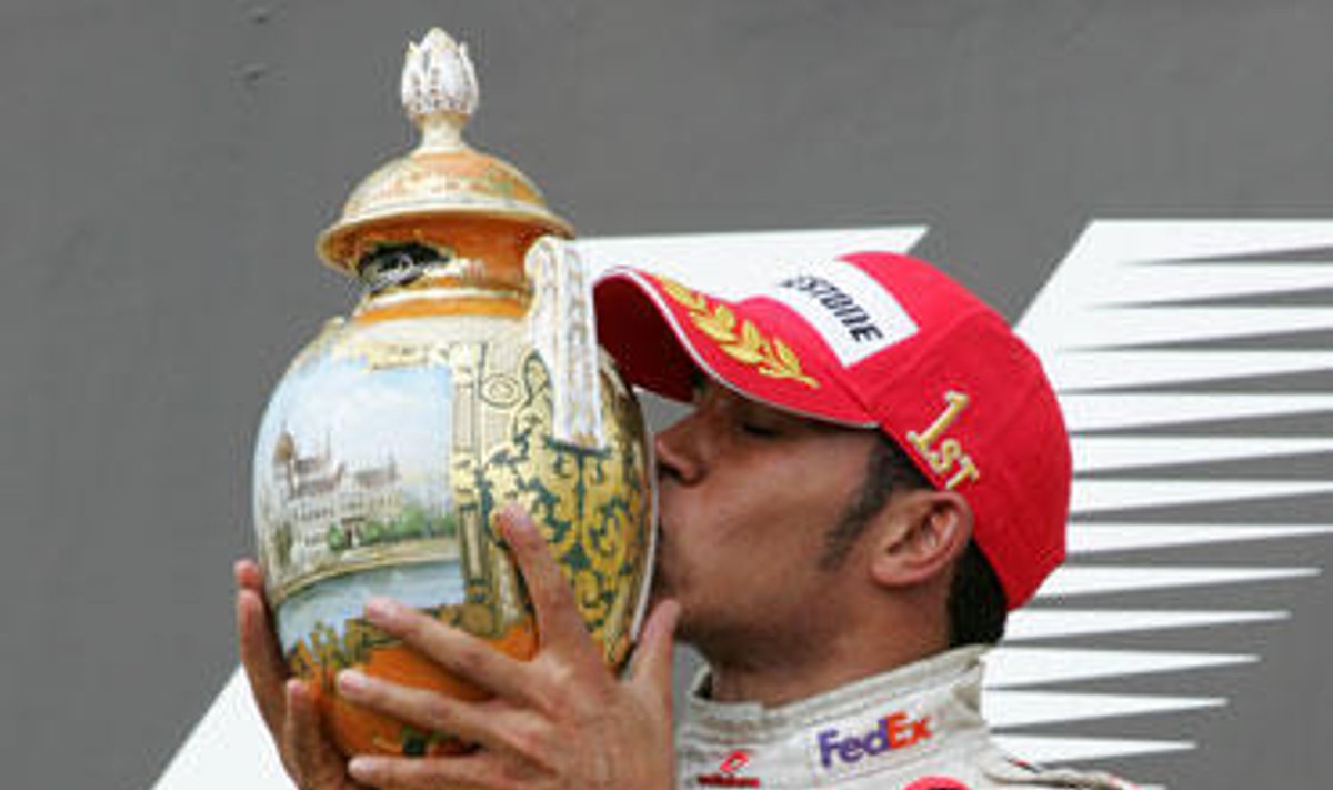 Lewis Hamilton - Vengrijos GP nugalėtojas