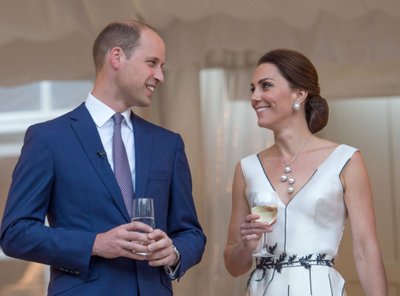Kate Middleton ir princas Williamas Varšuvoje
