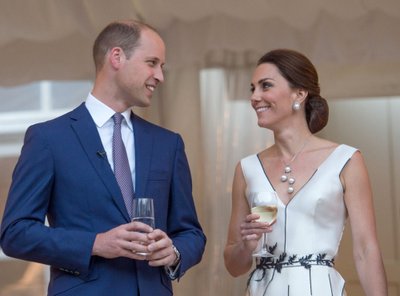 Kate Middleton ir princas Williamas Varšuvoje