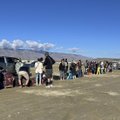 Nevadoje po „Burning Man“ festivalio prasidėjo „išėjimas iš dykumos“