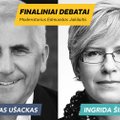 Finalinių Tėvynės sąjungos kandidatų į prezidentus debatų transliacijos vaizdo įrašas