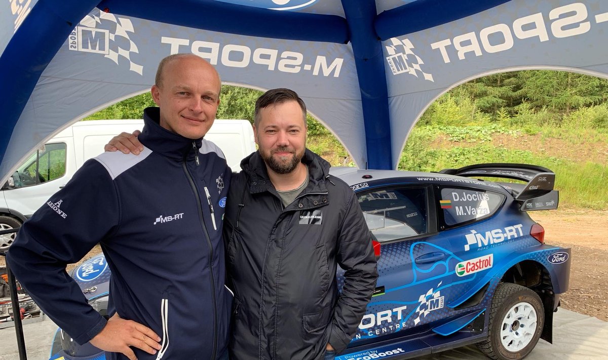 Deividas Jocius išbandė WRC skirtą "Ford Fiesta"