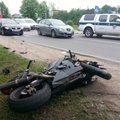 Garliavoje motociklas rėžėsi į sunkvežimį - motociklininkas žuvo vietoje