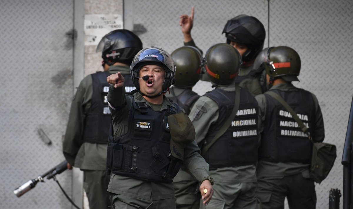 Venesuelos nacionalinės gvardijos pareigūnai