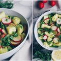 Lietuviškam skoniui – bulvių salotos su šparagais ir ridikėliais