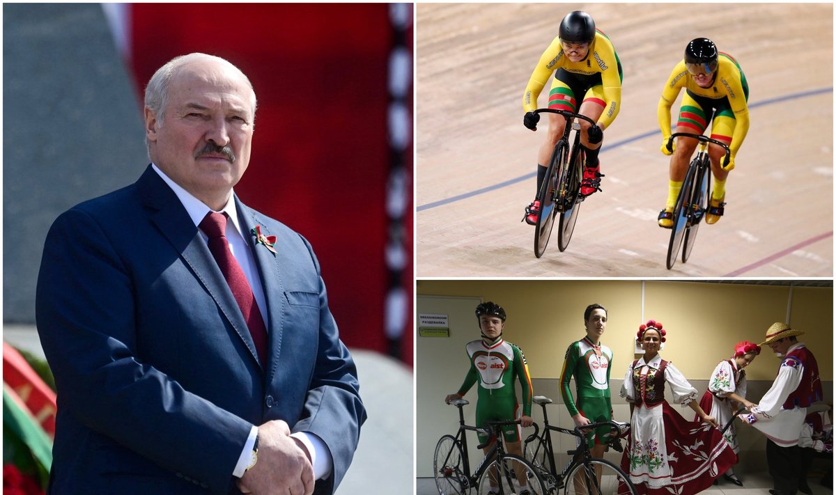Aleksandras Lukašenka (kairėje) šiemet gali prarasti dar vieną tarptautinį čempionatą (Foto: Scanpix)