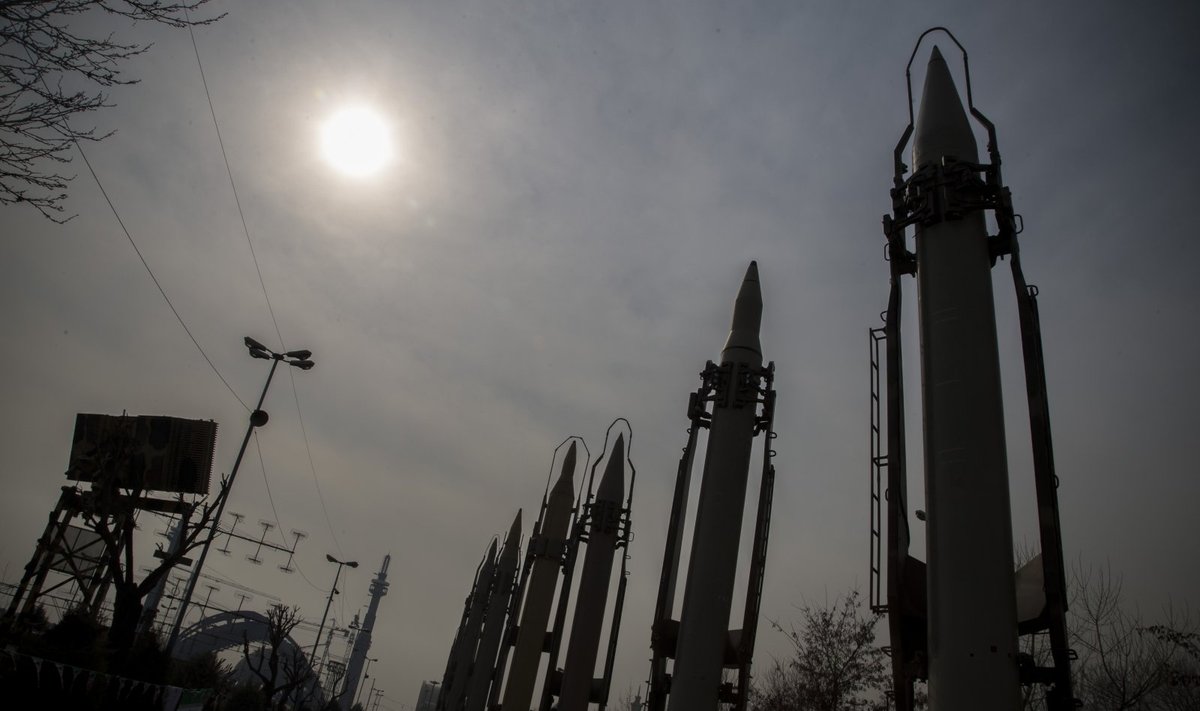 Irano balistinių raketų arsenalas
