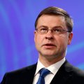 Dombrovskis: ES arčiau susitarimų dėl embargo rusiškai naftai nei dujoms
