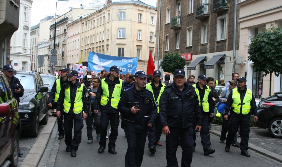 Policyjne zabezpieczenie szczytu NATO w Warszawie. Foto: policja.pl