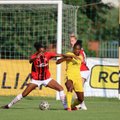 Garbingos lygiosios: Šiaulių „Gintros“ futbolininkės namuose per plauką neparklupdė „AC Milan“
