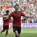 Meksika kontrolinėse futbolo rungtynėse įveikė Panamą