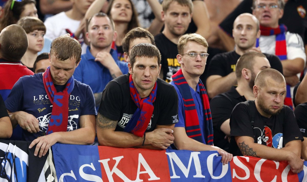 Maskvos CSKA futbolo klubo fanai
