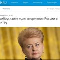 Grybauskaitės interviu tapo Kremliaus ruporų taikiniu: ar Lietuva laukia invazijos?