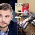 Sergejus Maslobojevas kūną išmargino grėsminga tatuiruote: mistinė būtybė turi unikalią reikšmę