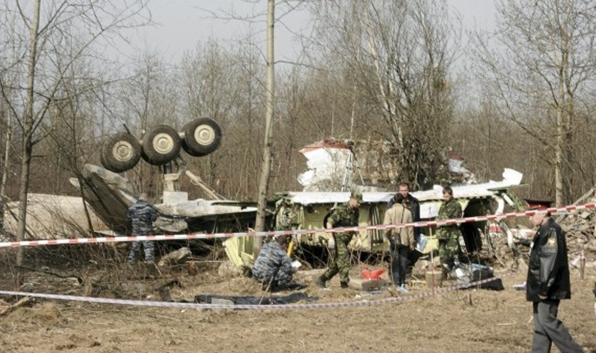 Lenkijos lėktuvo katastrofos vieta