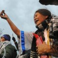 Indėnai JAV surengė kovą, prilygstančią Euromaidanui
