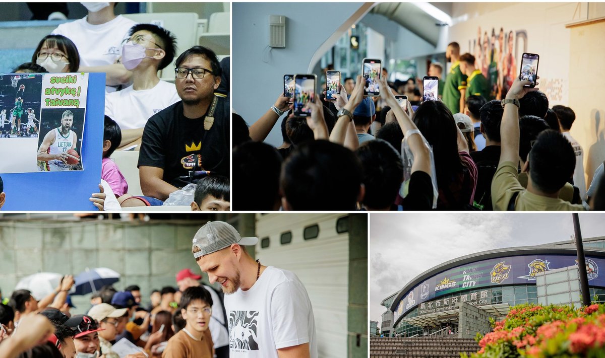 NBA patirties turinčius krepšininkus Taivane užgriuvo populiarumo banga