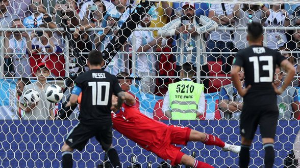 Pasaulio vicečempionė Argentina neįveikė Islandijos – Messi neįmušė 11 m baudinio
