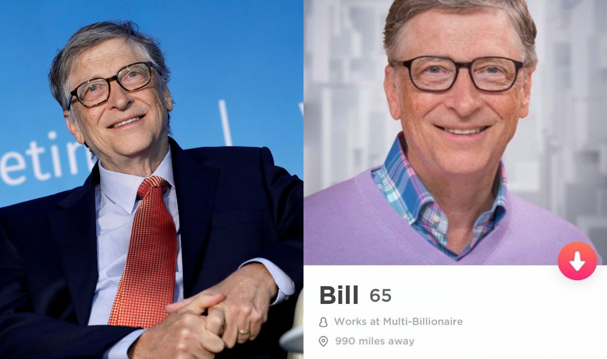 Billas Gatesas / Foto: Scanpix ir Twiter