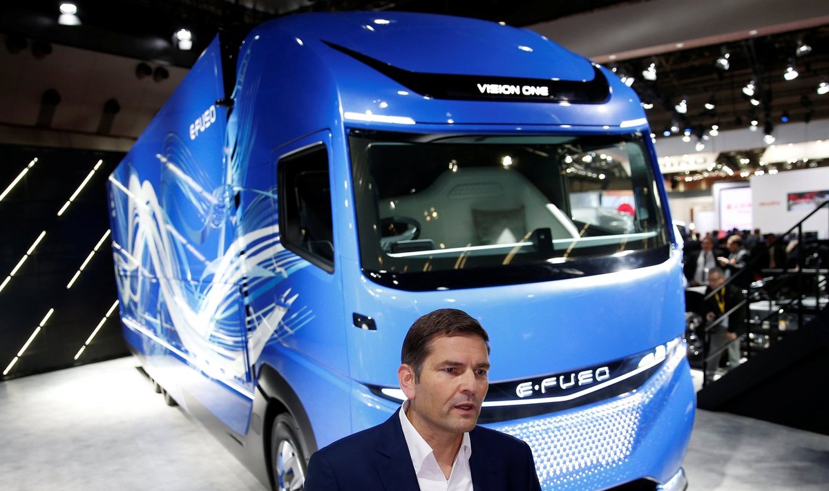 "E-FUSO Vision One" sunkvežimis debiutavo Tokijo parodoje
