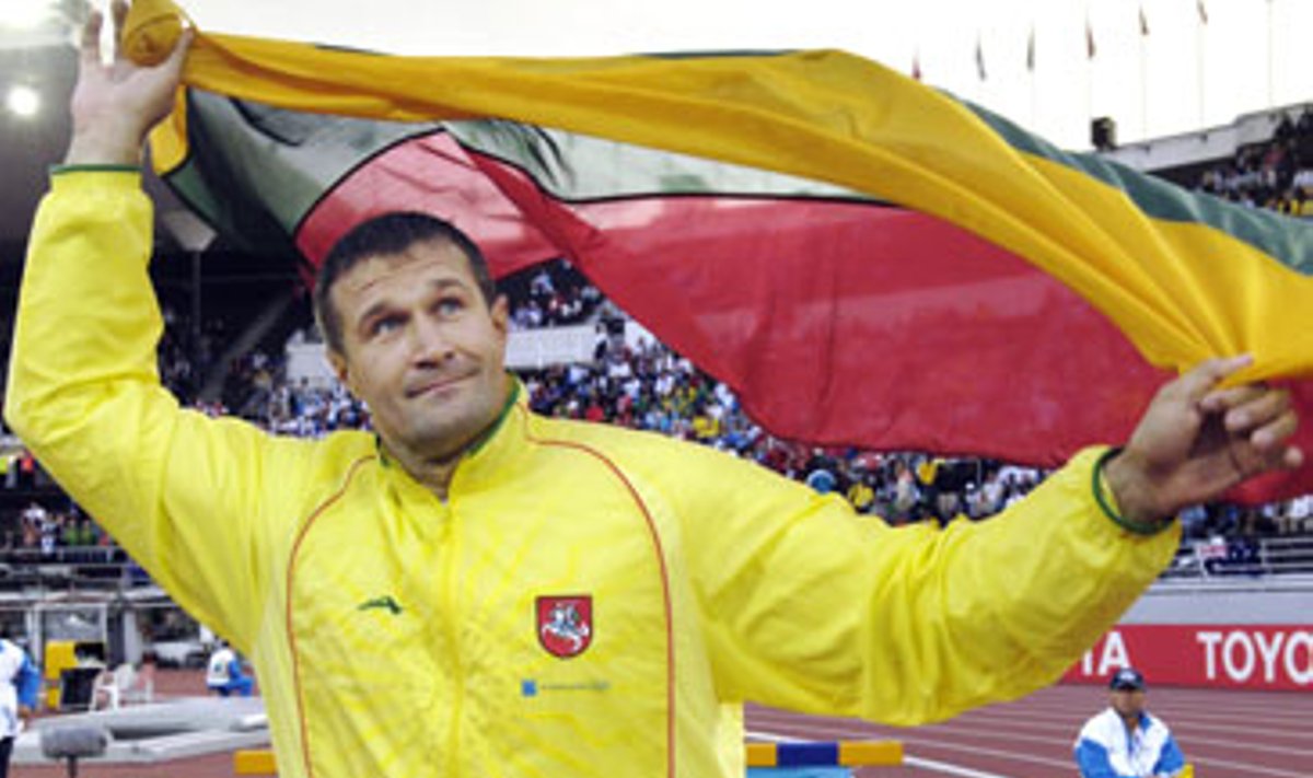 Virgilijus Alekna - antrą kartą pasaulio čempionas