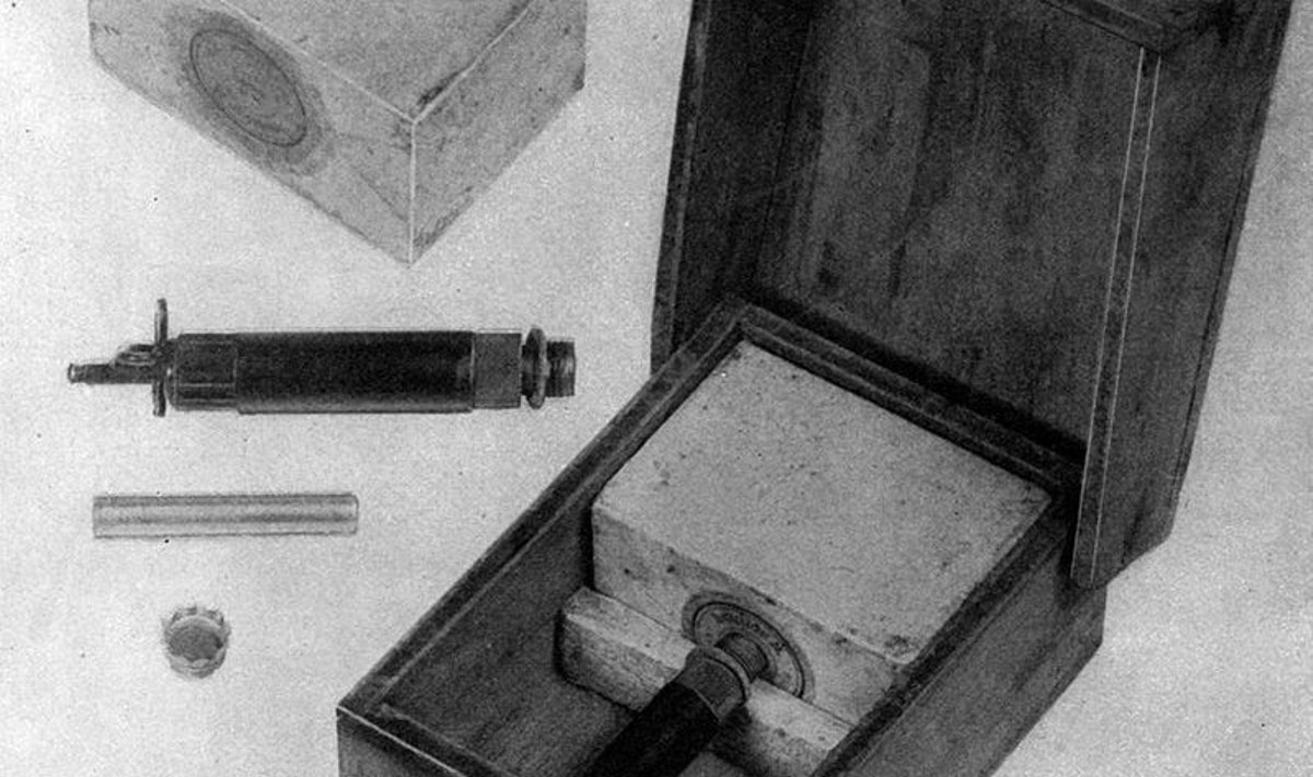 Nacių priešpėstinė mina dažnai naudota ir slaptam patalpų bei daiktų minavimui 