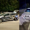 В Вильнюсе нетрезвый водитель на BMW стал виновником ДТП