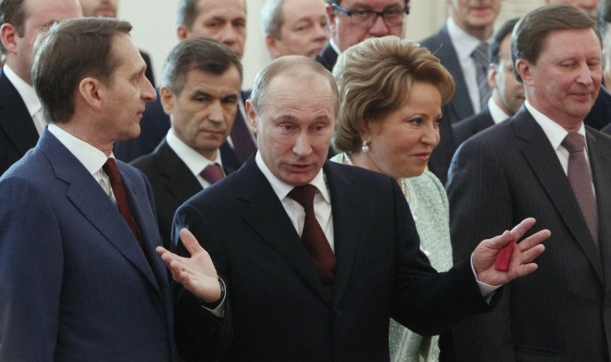 Sergejus Ivanovas, Vladimiras Putinas, Valentina Matvijenko, Sergejus Naryškinas