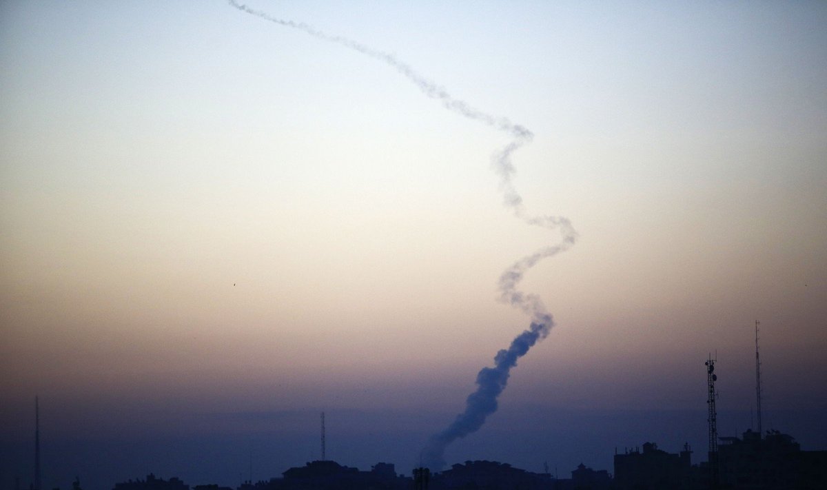 Per raketų ataką iš Gazos žuvo izraelietis