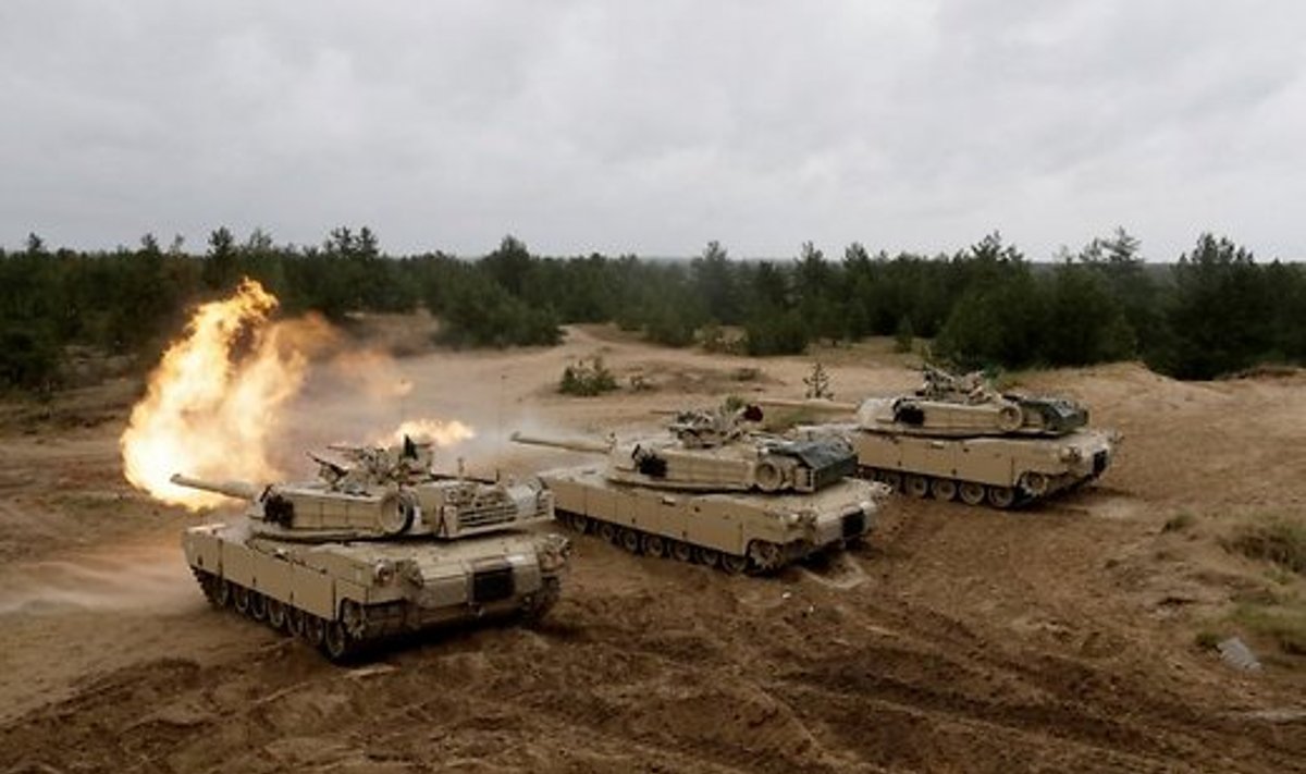M1 Abrams tanks
