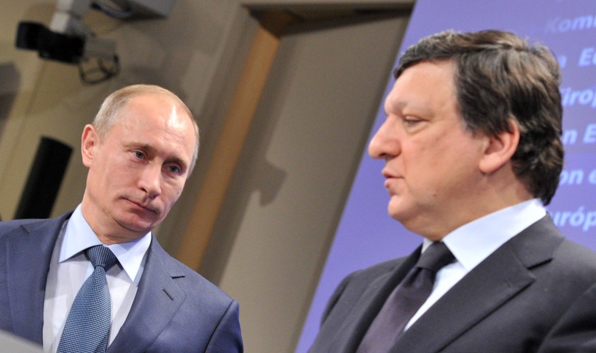 Vladimiras Putinas ir Jose Manuelis Barroso 