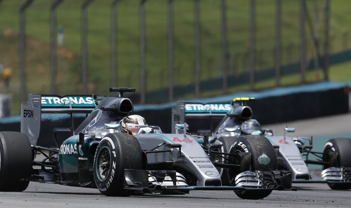 Lewisas Hamiltonas ir Nico Rosbergas