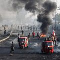 Bagdade protestuotojai, pasibaigus vyriausybei duotam terminui, susirėmė su saugumo pajėgomis