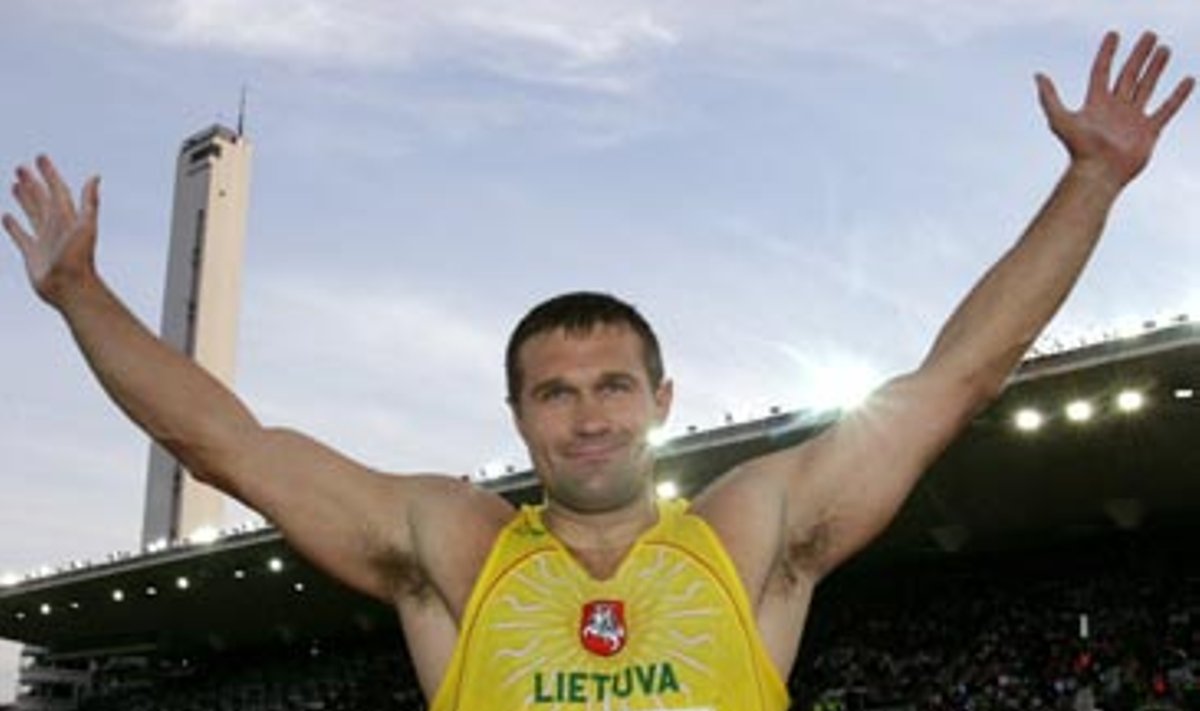 Virgilijus Alekna - dukart olimpinis ir dukart pasaulio čempionas