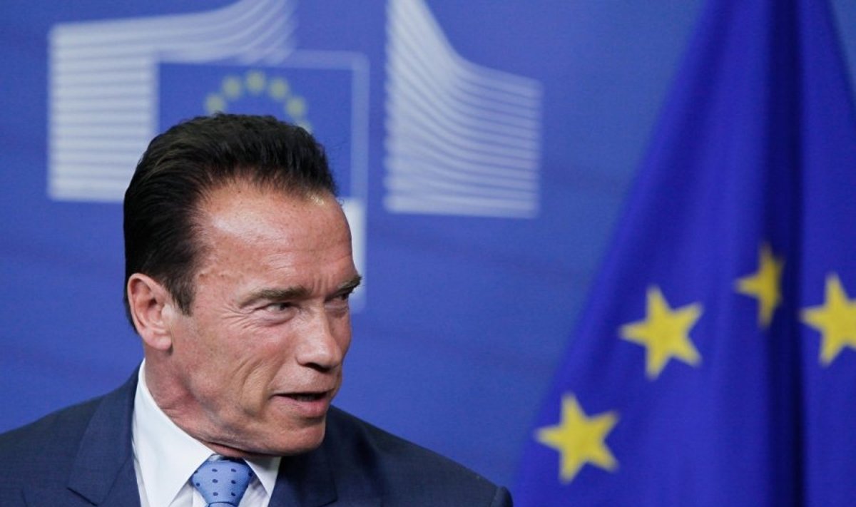 Arnoldas Schwarzeneggeris lankėsi Briuselyje