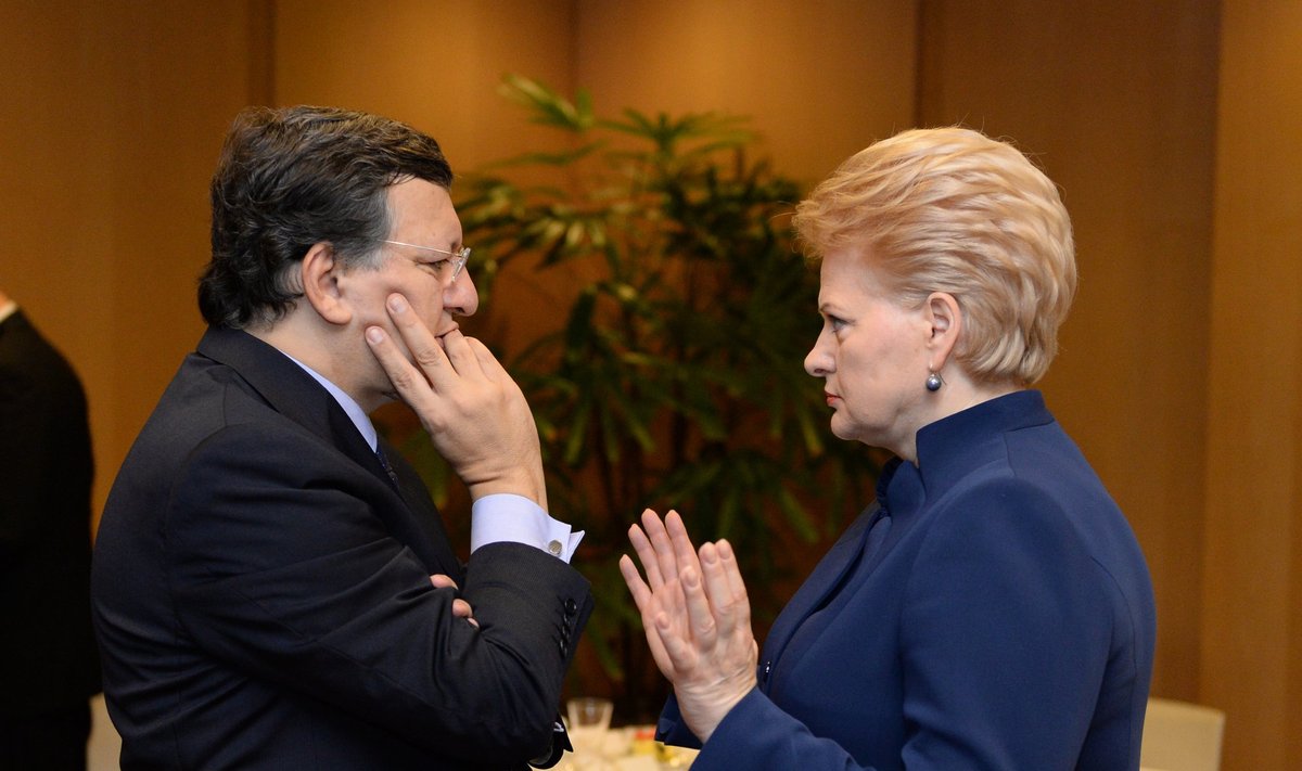 Joze Manuelis Barroso ir Dalia Grybauskaitė 