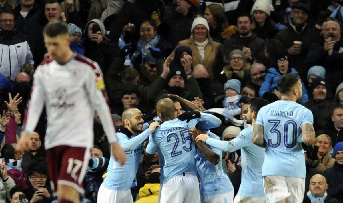 „Man City“ džiaugiasi pergale prieš „Burnley“