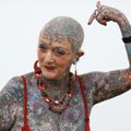 Mirė labiausiai tatuiruota pasaulio pensininkė
