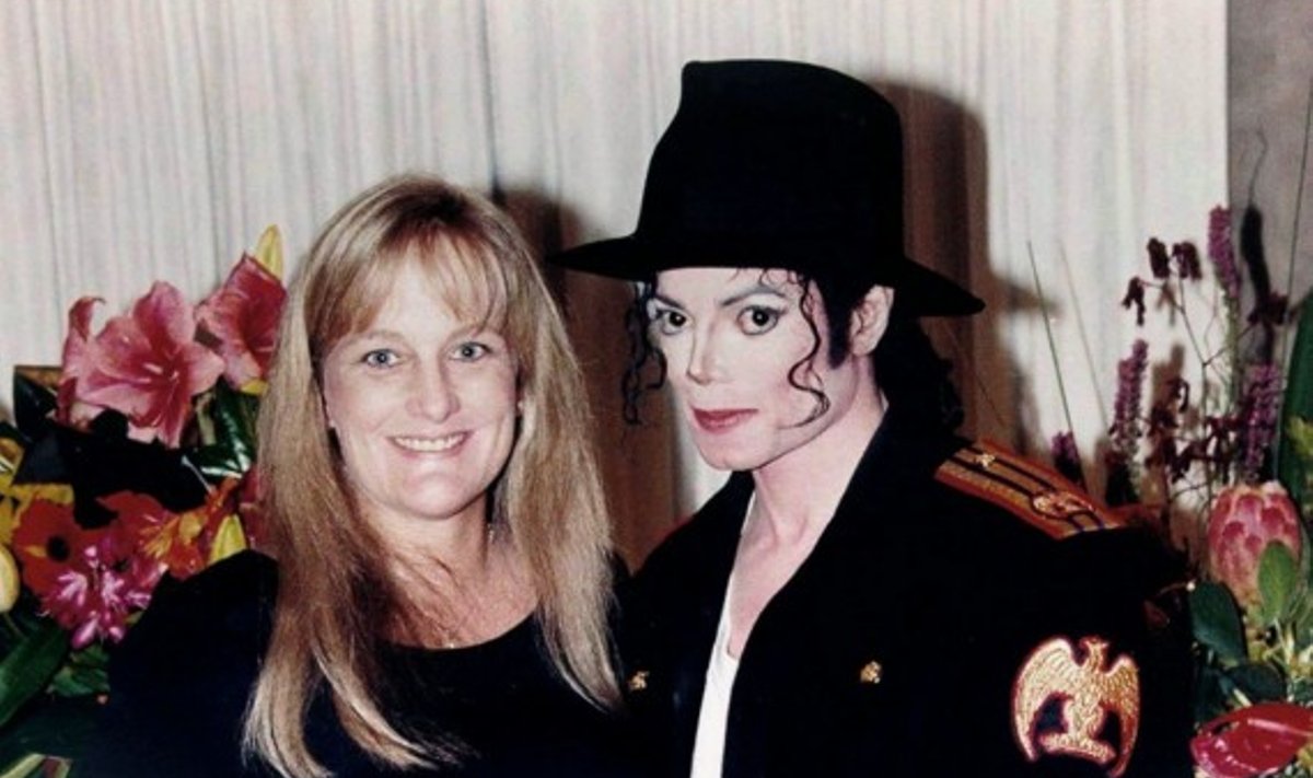 Michaelas Jacksonas  su žmona Debbie Rowe,1996 m